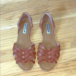 American Eagle Faux Leather Sandals